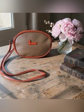 Vintage 1980’s  Lancel Paris Crossbody Purse